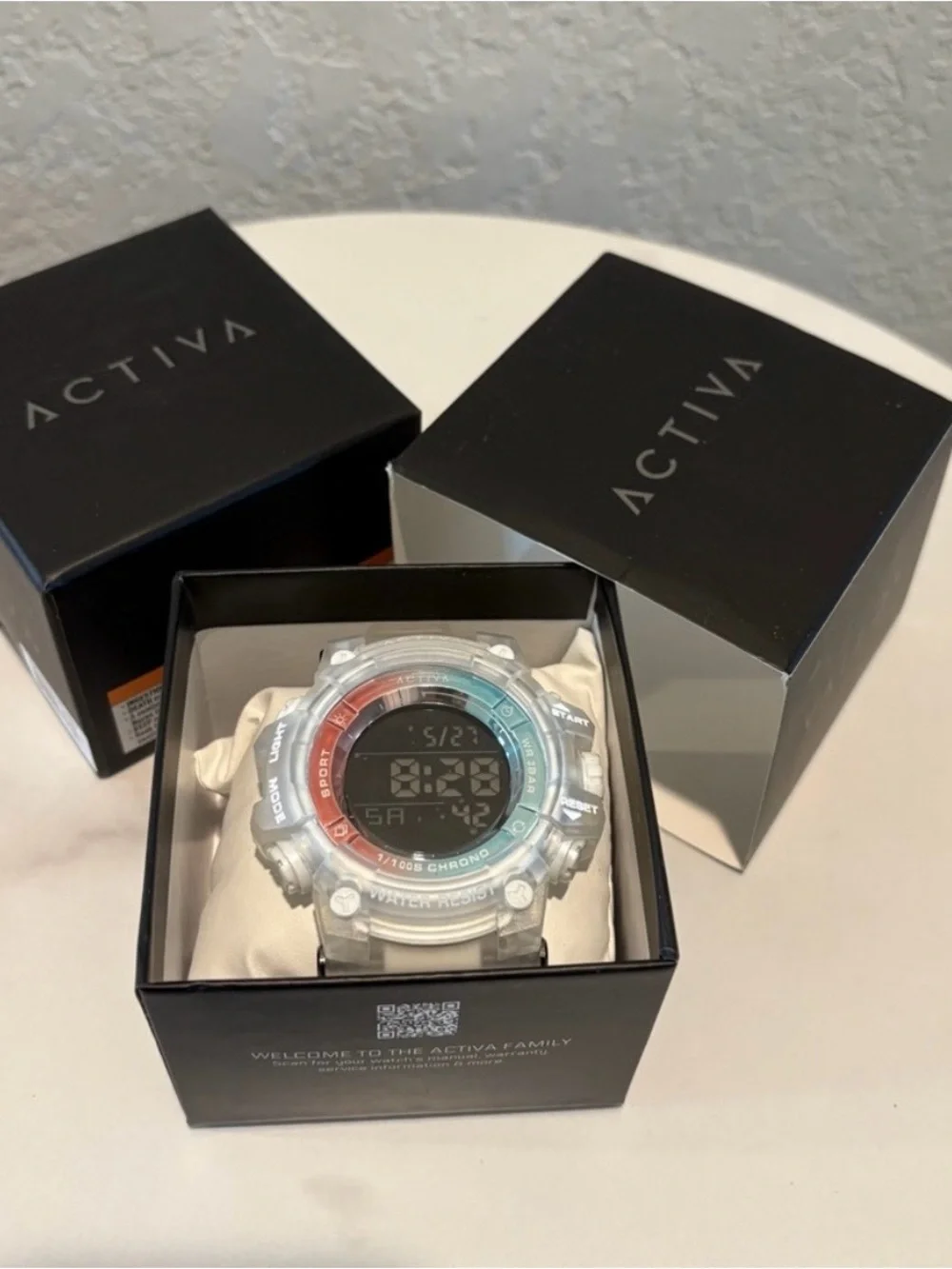 Activa Sync X Invicta Digital Unisex Watch - 50mm, White NWT